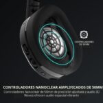 Turtle Beach Stealth 600 TBS-5103-05 Auriculares Inalambricos Multiplataforma 80 Horas Bluetooth PC PS5 PS4