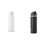 Termo Botella de Agua Owala FreeSip Acero Inoxidable 40 oz con Popote Paquete de 2 Piezas
