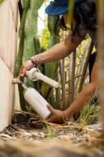 Botella con Filtro de Agua de Acero Inoxidable LifeStraw Go Series LGV42STPWW 24 oz Morado Thistle