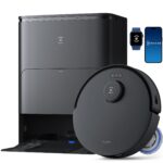 Robot Aspirador y Fregona ECOVACS DEEBOT T30S - Succión 11000 Pa, Tecnología ZeroTangle, Mopa TruEdge Adaptativa, Lavado