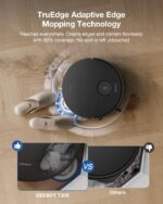 Robot Aspirador y Fregona ECOVACS DEEBOT T30S - Succión 11000 Pa, Tecnología ZeroTangle, Mopa TruEdge Adaptativa, Lavado