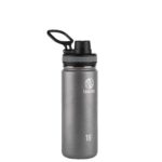 Termo Botella de Agua Takeya Originals Acero Inoxidable Aislado al Vacío 18 oz Tapa con Popote Paquete de 2 Piezas Grafi