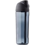 Termo botella de agua Owala FreeSip acero inoxidable 24 oz plástico Tritan 25 oz con popote y tapa de botón