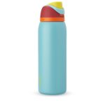 Termo Botella de Agua Owala FreeSip Acero Inoxidable Térmico con Popote 40 oz Paquete de 2 Piezas