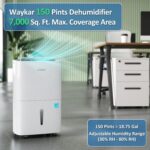 Deshumidificador Waykar YDZ-150PM 150 Pintas con Bomba 7000 ft² Energy Star