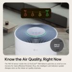 Purificador de aire LG PuriCare 360 AS601HBB0 filtro NanoFiber True HEPA habitaciones grandes hasta 191 m2 WiFi negro