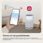 Purificador de aire LG PuriCare 360 AS601HBB0 filtro NanoFiber True HEPA habitaciones grandes hasta 191 m2 WiFi negro