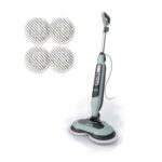 Trapeador de Vapor y Fregado SharkNinja S8001 Limpiador de Pisos Duros con Desinfección Faros LED 4 Almohadillas Suaves