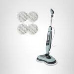 Trapeador de Vapor y Fregado SharkNinja S8001 Limpiador de Pisos Duros con Desinfección Faros LED 4 Almohadillas Suaves