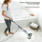 Trapeador de Vapor y Fregado SharkNinja S8001 Limpiador de Pisos Duros con Desinfección Faros LED 4 Almohadillas Suaves