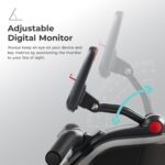 Máquina de remo magnética Sunny Health & Fitness SF-RW523043 riel acero inoxidable 50 pulgadas 16 niveles resistencia pl