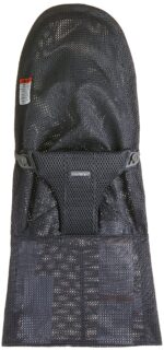BabyBjörn Bouncer Bundle - Barra de juguete y funda de asiento de tela extra antracita