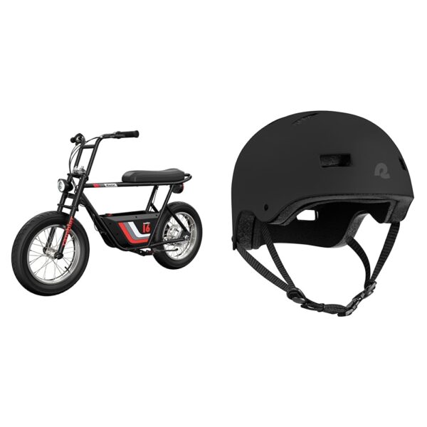 Minibicicleta eléctrica Razor Rambler 16 36V con casco Dakota para adultos