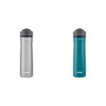 Termos Botellas de Agua Contigo Cortland Chill 2.0 Acero Inoxidable 24 oz Tapa Antiderrame Paquete de 2