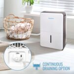 Deshumidificador Keystone KSTAD354F 35 Pintas, 3,000 pies cuadrados, Energy Star, silencioso 51 dB, temporizador, apagad