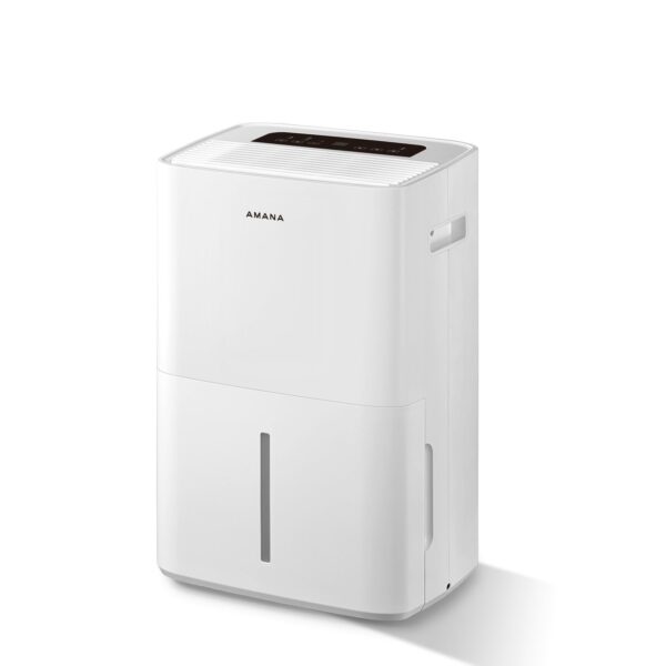 Deshumidificador portátil Amana AMND501AW 50 Pintas Energy Star 3 velocidades temporizador 24 horas apagado automático 1
