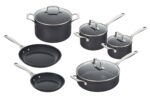 Batería de cocina antiadherente de cerámica Le Creuset ST47002000001001 juego de ollas y sartenes 10 piezas