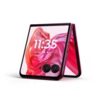 Teléfono Plegable Motorola Razr Plus 2024 PB2J0011US desbloqueado 12GB RAM 256GB cámara 50MP rosa caliente