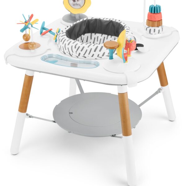 Skip Hop Discoverosity - Centro de actividades de 3 etapas inspirado en Montessori y mesa de juego para bebés a partir d