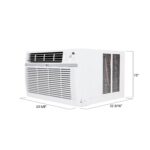Aire Acondicionado de Ventana LG LW8024RD 8000 BTU 115V control electrónico control remoto 3 velocidades de enfriamiento