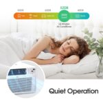 Aire Acondicionado de Ventana LG LW8024RD 8000 BTU 115V control electrónico control remoto 3 velocidades de enfriamiento