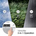 Aire Acondicionado de Ventana LG LW8024RD 8000 BTU 115V control electrónico control remoto 3 velocidades de enfriamiento