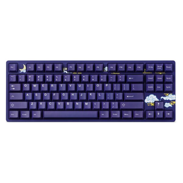 Teclado mecánico TKL Drop Expression Series Akatsuki Indigo MDX-36581-5 interruptores lineales Gateron amarillos teclas