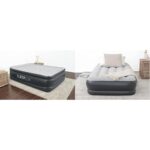 Paquete colchones inflables SLEEPLUX cama de aire tamano Queen y Twin con bomba integrada almohadas y cargadores USB 22