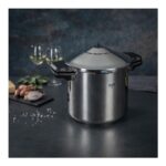 Olla de presión express Kuhn Rikon Duromatic 30941 acero inoxidable 7 litros 22 cm apta para inducción