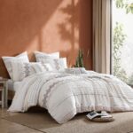Juego de edredón Riverbrook Home Andrew 89711 blanco especias 5 piezas Queen