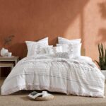 Juego de edredón Riverbrook Home Andrew 89711 blanco especias 5 piezas Queen