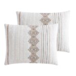 Juego de edredón Riverbrook Home Andrew 89711 blanco especias 5 piezas Queen