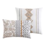 Juego de edredón Riverbrook Home Andrew 89711 blanco especias 5 piezas Queen