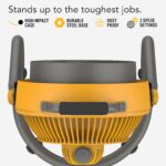 Paquete Vornado 293 2 Ventiladores Circuladores Alta Resistencia 16 Pulgadas Amarillo y Verde hasta 100 Pies