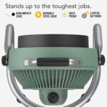Paquete Vornado 293 2 Ventiladores Circuladores Alta Resistencia 16 Pulgadas Amarillo y Verde hasta 100 Pies
