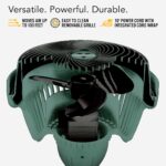 Paquete Vornado 293 2 Ventiladores Circuladores Alta Resistencia 16 Pulgadas Amarillo y Verde hasta 100 Pies