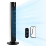 Paquete Ventilador de Torre Oscilante Inteligente Levoit 42 pulgadas y Purificador de Aire WiFi blanco compatible con Al