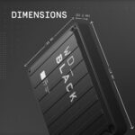 Disco Duro Externo Portátil WD Black P10 Game Drive 6TB compatible con PlayStation Xbox y PC