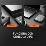 Disco Duro Externo Portátil WD Black P10 Game Drive 6TB compatible con PlayStation Xbox y PC