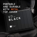 Disco Duro Externo Portátil WD Black P10 Game Drive 6TB compatible con PlayStation Xbox y PC