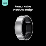 SAMSUNG Galaxy Ring, anillo inteligente AI, talla primero con kit de ajuste, sin suscripción a aplicación, monitor de fi