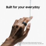 SAMSUNG Galaxy Ring, anillo inteligente AI, talla primero con kit de ajuste, sin suscripción a aplicación, monitor de fi
