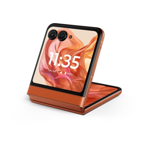 Motorola razr | 2024 | Desbloqueado | Hecho para US 8/256GB | Cámara de 50 MP | Naranja Spritz