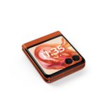Motorola razr | 2024 | Desbloqueado | Hecho para US 8/256GB | Cámara de 50 MP | Naranja Spritz