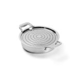 Sartén Hondo Sauteuse All-Clad Groupe SEB D5 BD5540485 Acero Inoxidable Cepillado 5 Capas con Tapa y Protector de Salpic