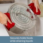 Sartén Hondo Sauteuse All-Clad Groupe SEB D5 BD5540485 Acero Inoxidable Cepillado 5 Capas con Tapa y Protector de Salpic