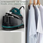 Plancha de vapor Rowenta DG7626 caldera 400 agujeros suela acero inoxidable tanque 37 oz 1800W