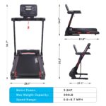 Caminadora plegable GAOMON inclinación automática 0-15% motor 3.5HP sin escobillas 8.7 MPH cinturón 48x18 pulgadas senso