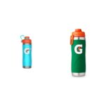 Termo Botella Deportiva Gatorade Acero Inoxidable Aislamiento Térmico Verde 32oz y 26oz