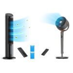 Ventilador Torre Enfriador Evaporativo Dreo 40 pulgadas oscilante 120 mas 120 grados control remoto para dormitorio